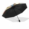 Winnie and Friends Themed Travel Umbrella-8 Ribs Automatic Opening and Closing, Portable Folding Design, Compact and Stylish Umbrella Suitab