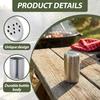 Stainless Steel Compact Seasoning Bottle for Outdoor Camping & BBQ
