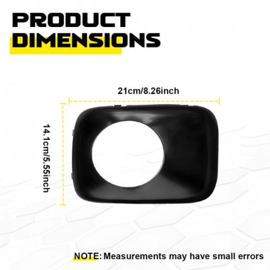 2X For Honda Pilot 2009-11 Exterior Fog Light Lamp Bumper Cover Bezel Left+Right