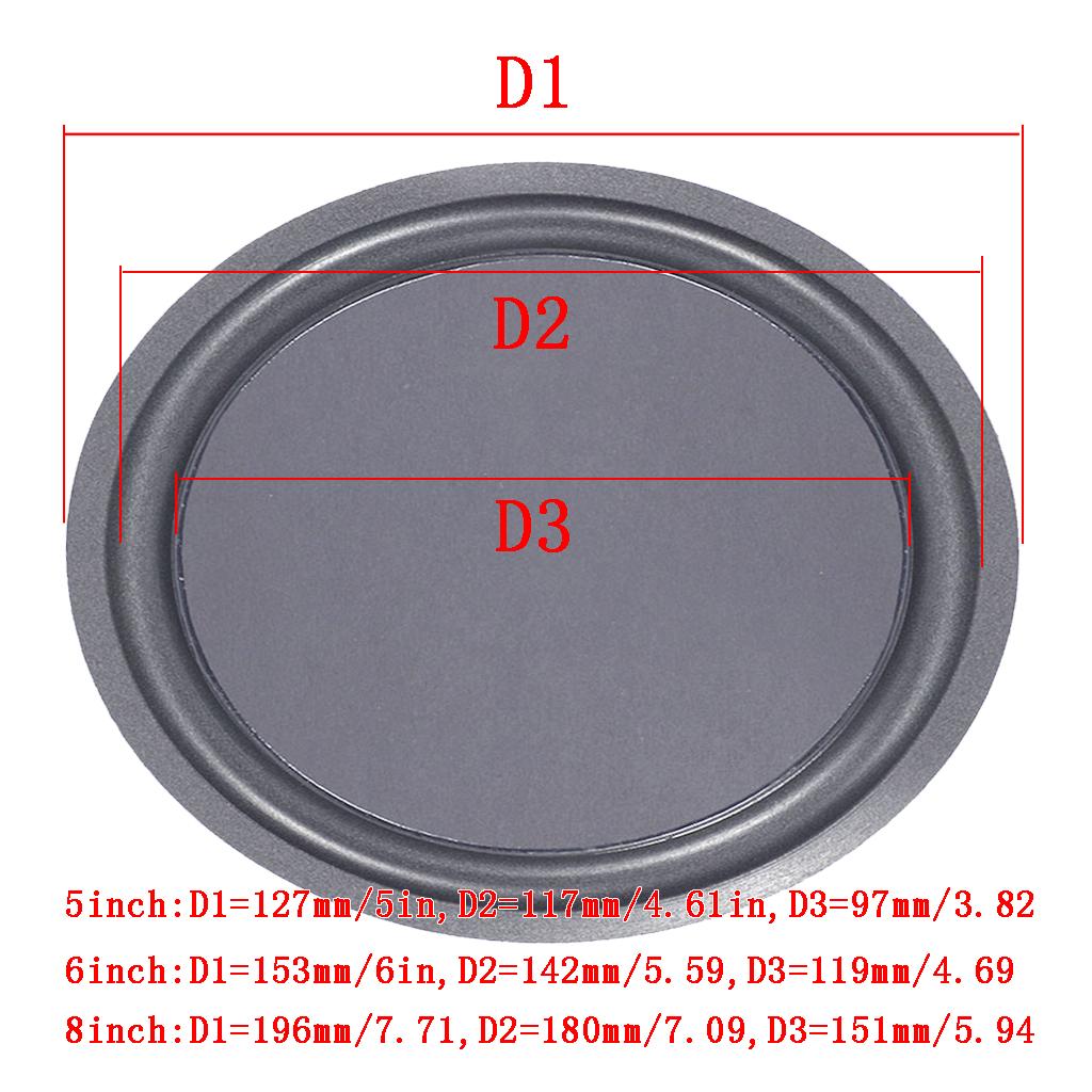 2PCS Speaker Diaphragm Bass Radiators Subwoofer Accessories for DIY Home Theater Speaker Passive Radiator Replacement