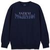 ASTRAL PROJECTION Arch Logo Loose Fit Sweatshirt_Navy