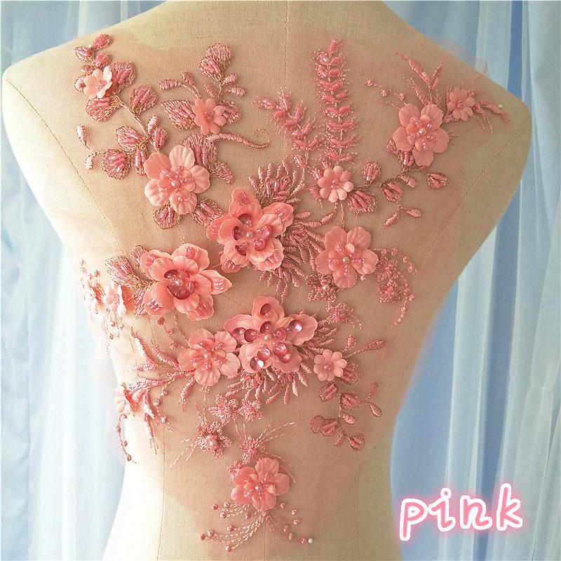 3d floral applique