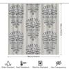 Rustic Western Shower Curtain Cow Skull Desert Landscape Farmhouse Bathroom Decor Vintage Country Home Decor Shower Curtain Set