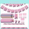 Gabby's Dollhouse Game Themed Party Supplies Perfect For Birthday And Pajama Parties