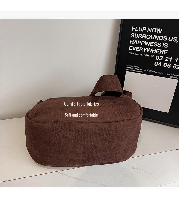 High-End Versatile Crossbody Shoulder Tote - Large Capacity, Commute-Friendly, Lazy Style