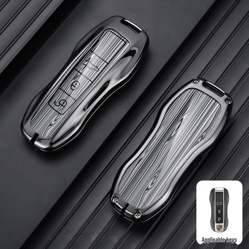 

Porsche Key Shell Buckle Set for Cayenne, Macan, 718, Panamera, 911 - Men s Metal Shell