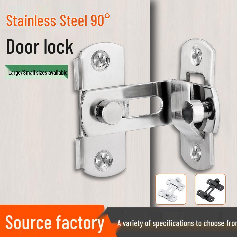 Right-Angle Push-Pull Door Latch Bolt for Sliding and House Doors.