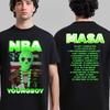 Herren- und Damen-Herbst- und Winter-T-Shirt aus reiner Baumwolle Tour 2025 und Hochwertig Ein Muss-