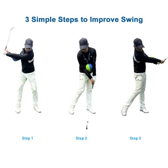 Golf Swing Training Aid PU Foam Ball Golf Swing Posture Correcter Indoor Outdoor Golf Practice Equipment for Beginners And Professionals
