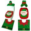 3 Pcs Toilet Tank Covers Santa Suits Santa Claus Toilet Santa Claus Decoration Santa The Toilet Ornament Santa Ornament New Arrival