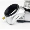 Camera Vintage Style Square Lens Hood Shade Metal Interface Mask Silver Black Light Shield Cover 37 39 40.5 43 46 49 52 55 58mm