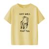 Fun toilet frog print Tshirt casual short sleeved round neck top versatile Womens Tshirt suitable for all seasons
