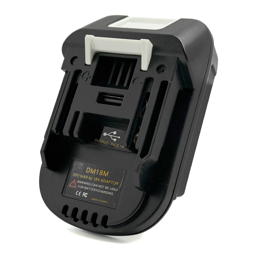 DM18M Battery Adapter For Milwaukee For Dewalt to For Makita Bl1830 Bl1850 Batteries 20V To 18V Battery Conversion