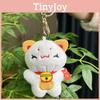 Plush Lucky Lovely Cat Keychain With Colorful Chains Ideal For Gifts And Cute Decor