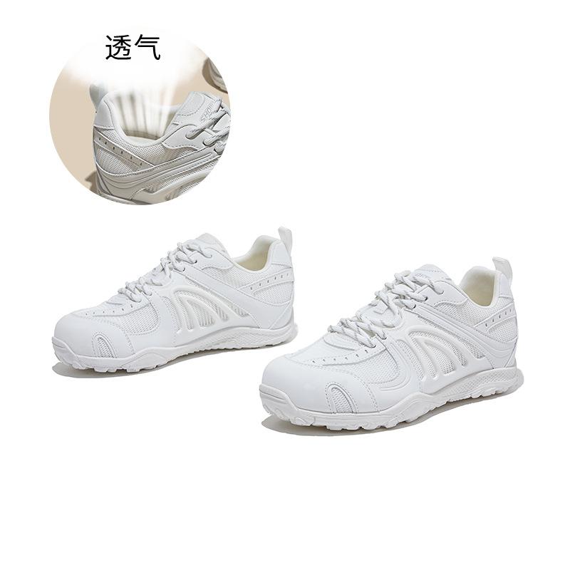 

New mesh German training shoes summer platform heightening shoes breathable running sports shoes trendy cool women s dad shoes 35 белый