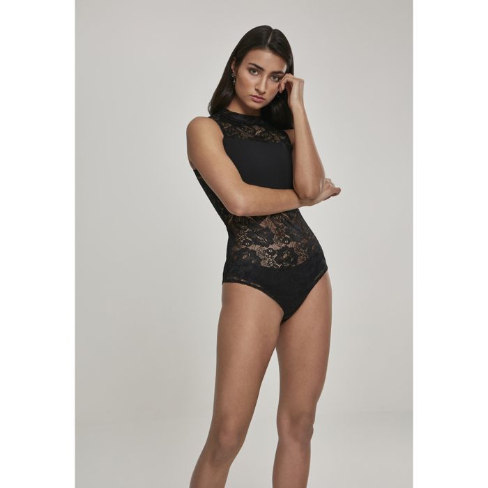 Body Femme - Urban Classics - Laces - Noir - Sans Manches - Dentelles