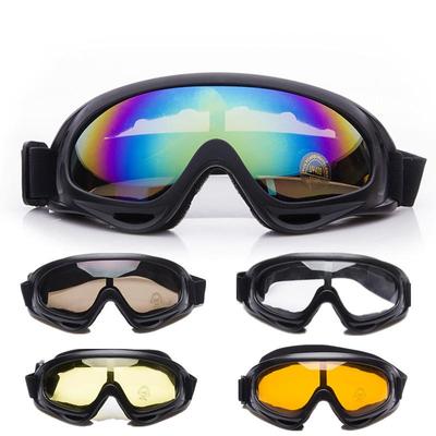 Polarisierte Anti-Beschlag Ski- & Motorradbrille mit Visier & Spritzschutz