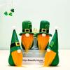 Celebrate St. Patrick's Day With Gnomes Plush Toy Shamrock Faceless Gonk