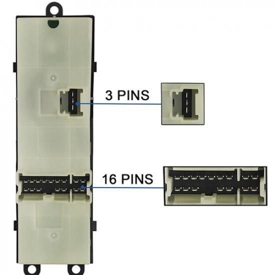 Master Window Switch Control For 03-14 Nissan Armada Maxima/Infiniti 25401-ZT10A