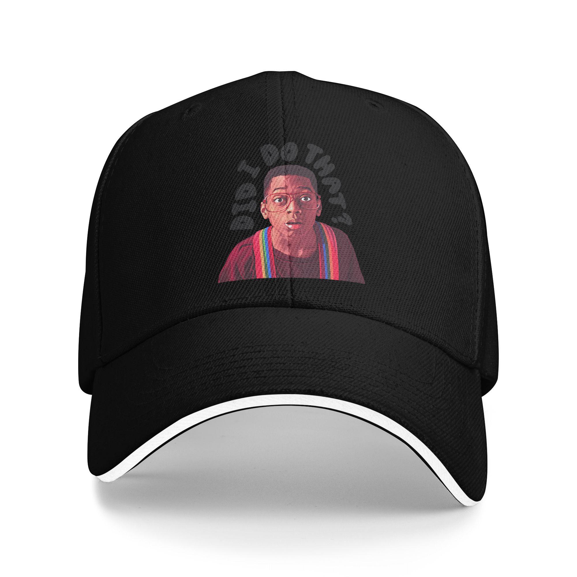 Steve Urkl Did I Do That Baseball Cap yk Cool UnisexTeens Trucker Hat High Quality Custom DIY Outdoor Sports Baseball Caps One Size