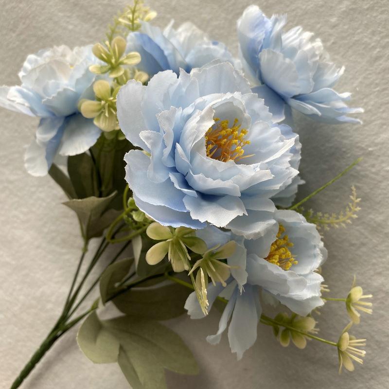 Gifts Artificial Peony Flowers 35cm Fake Flower New Simulation Flower Bouquet  Photo Props