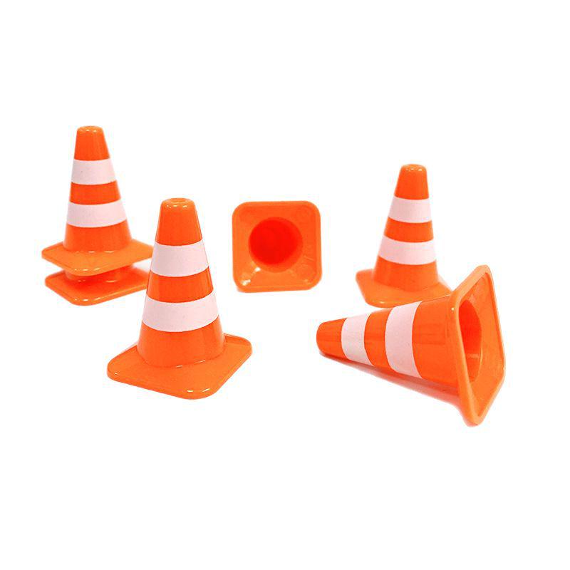 Mini Traffic Cones & Road Signs: Toy Landscape & Track Accessories for Kids