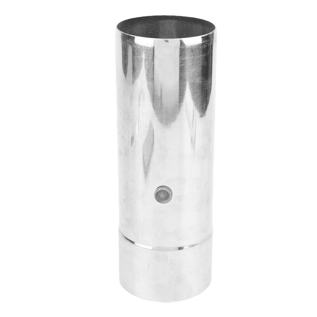 Stove Pipe with Damper 304 Stainless Steel Thickened Chimney Pipe for Vent Exhaust Fume Extraction