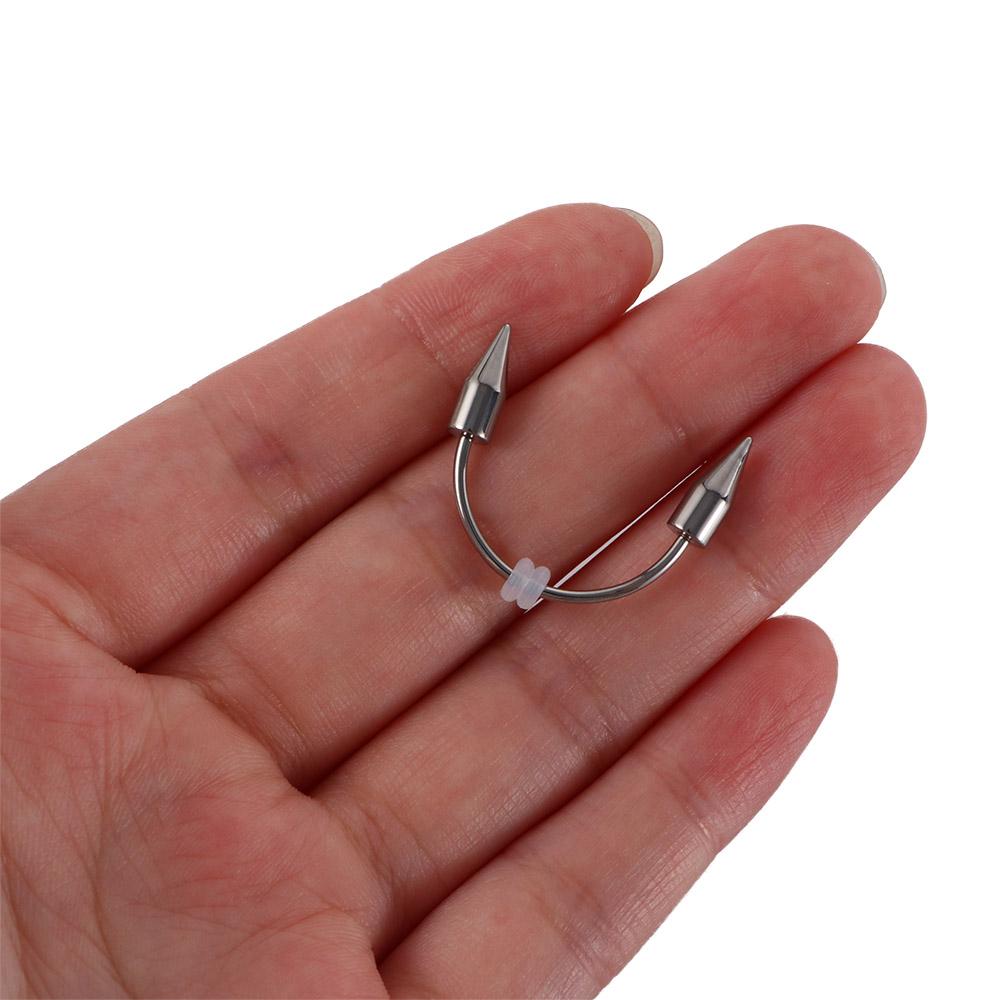 

Body Jewelry Puncture Mouth Ring Women Piercing Jewelry Stainless Steel Korean Style Lips Ring