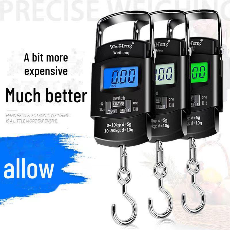 Cântar electronic portabil de mână de înaltă precizie pentru bagaje și pește