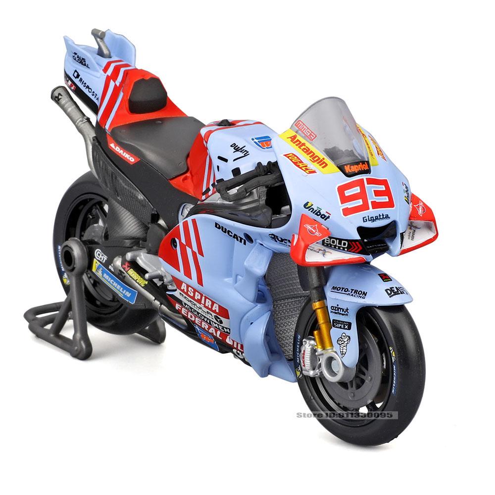 Maisto 1:18 #93 Marc Marquez #73 Alex Marquez 2024 Gresini Racing MotoGP lega di fusione modello di motocicletta collezione regalo giocattolo