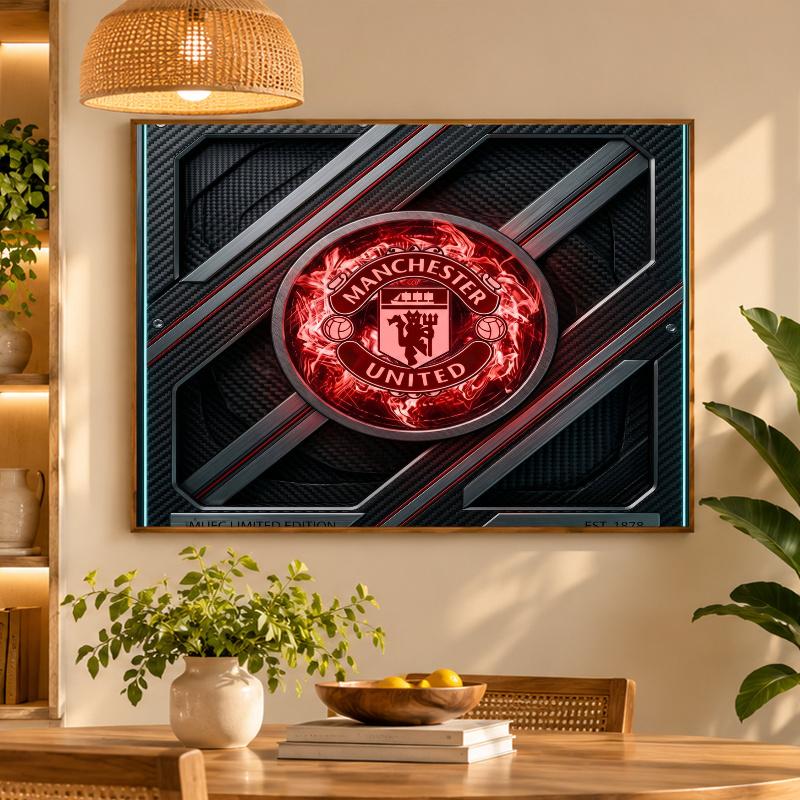 5D Diamond Painting Manchester United DIY Full Drill Diamond Art Kit Home Decoration