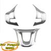 Car Steering Wheel Decoration Cover Trim Sticker Fit for Peugeot 2008 208 2014 2015 2016 2017 2018 ABS Accessories