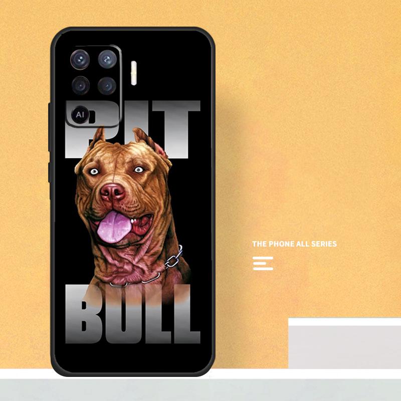 Pit Bull Lovely Dog Pitbull Case For Oppo A74 A94 A54 A15 A17 A57 A6 A5 Pro A16 A76 A96 A40 A60 A80 A18 A38 A58 A78 A98