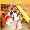 Cute Snoopy Keychain Plush Trendy Cartoon Keyring Ideal For Car Keys And Bags