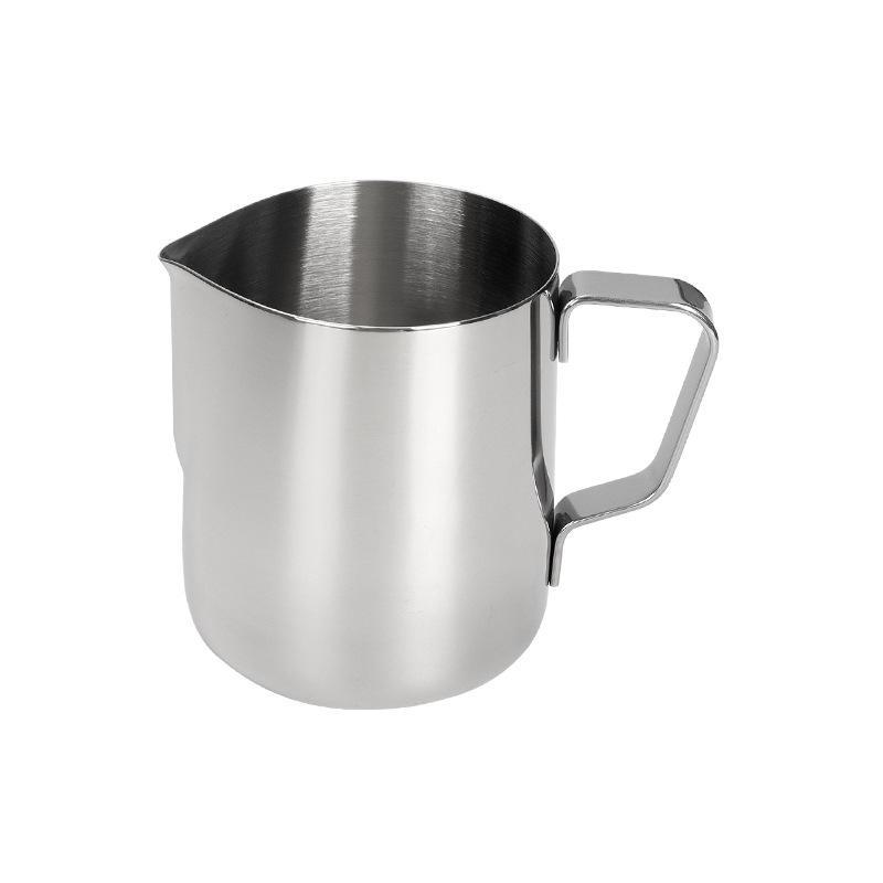 350ml Stainless Steel Coffee Art Tool with Scale for Office Use