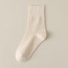 Women's Breathable Cotton Mid-Calf Socks - Spring/Summer, Sweat-Absorbent, Odor-Resistant, Candy Colors