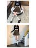 Petite High-Waist Grey Pleated A-line Skirt for Women - Spring/Autumn/Winter 2026 Fashion