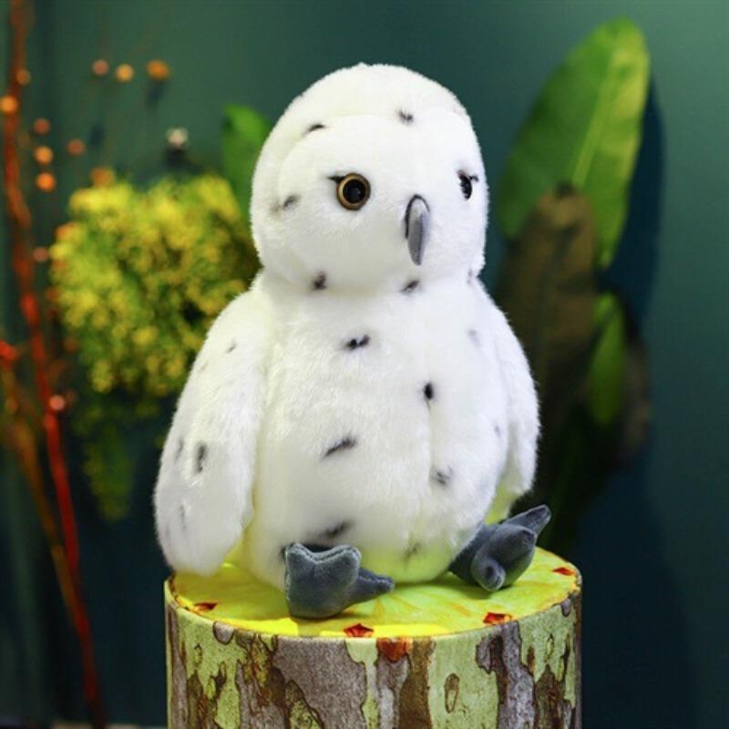 

New White Cute Owl Doll Plush Toy Bago Bird Doll Children s Doll 24cm