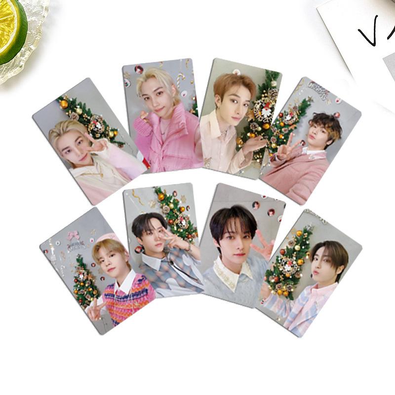 Straykids 8Pcs Album Card Concert Reward Card Skzoo Huang Xuanchen Li Longfu Celebrity Peripheral Collection Small Card