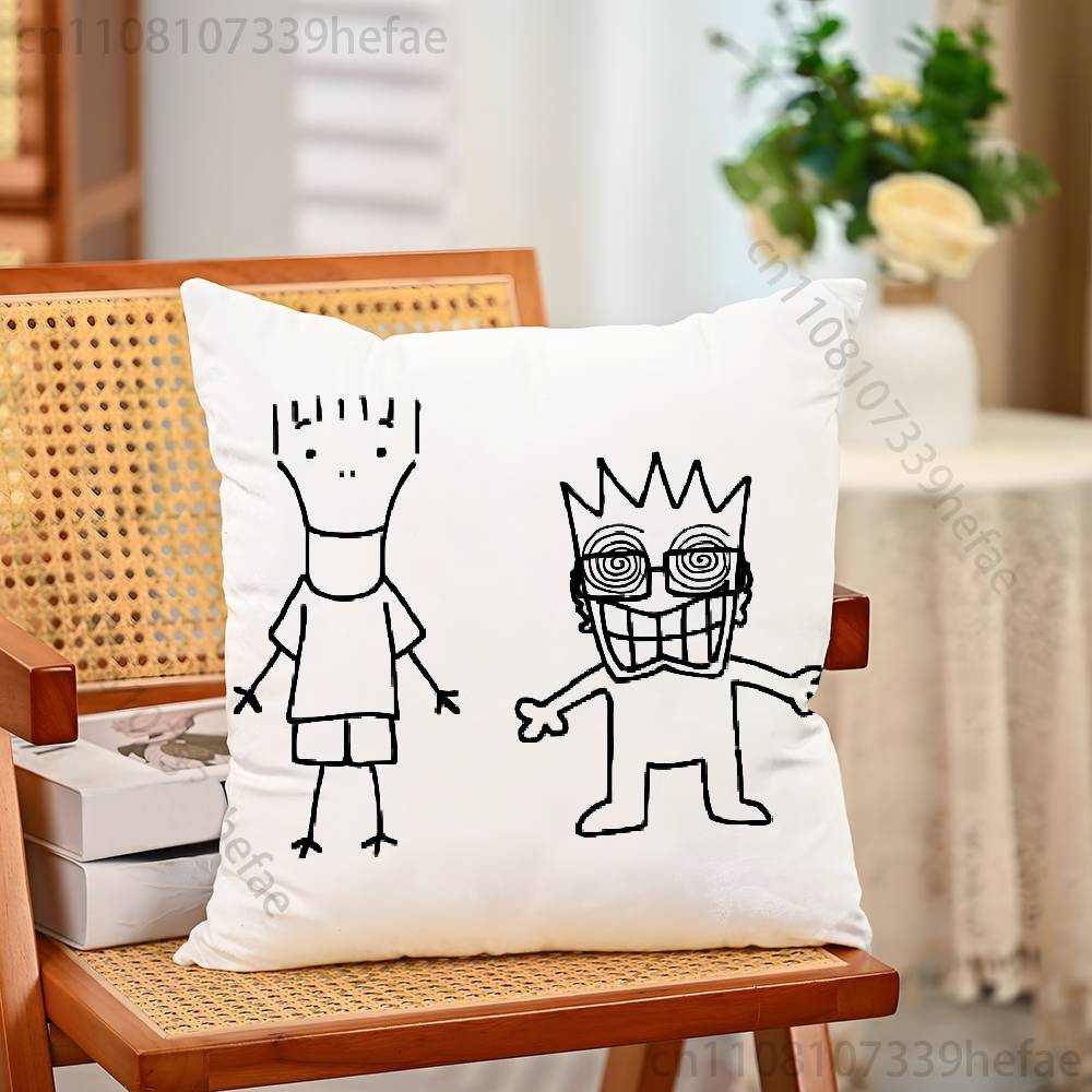 

DDescendants Milo Go To College Pillow Cases for Bedroom Living Room Sofa Home Decor Polyester Cushion Cover with Zipper 30x30cm