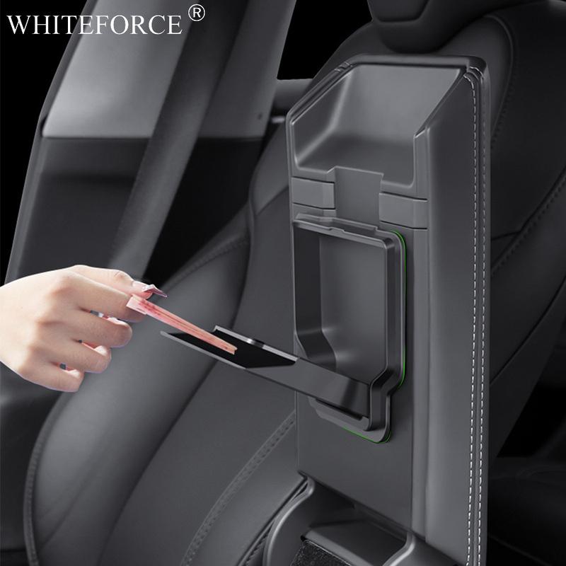 For Tesla Model Y Juniper Center Console Storage Box Trays Armrest Hidden Box Model 3 Highland Center Armrest Organizer Case Box
