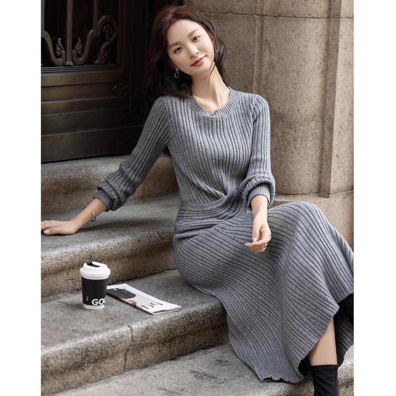 Elegant Ribbed Knit Two-Piece Set