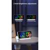 Digital Alarm Clock Colorful Screen Large Display Modern Desk Electronic Clock For Bedroom Home