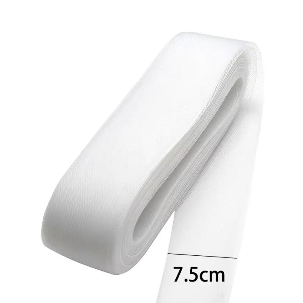 DIY Horsehair Braid Width 2/2.5/3/4/5/6/7cm Stiff Polyester Boning Transparent 50 Yards Gowns Shaping Trimming Accessories