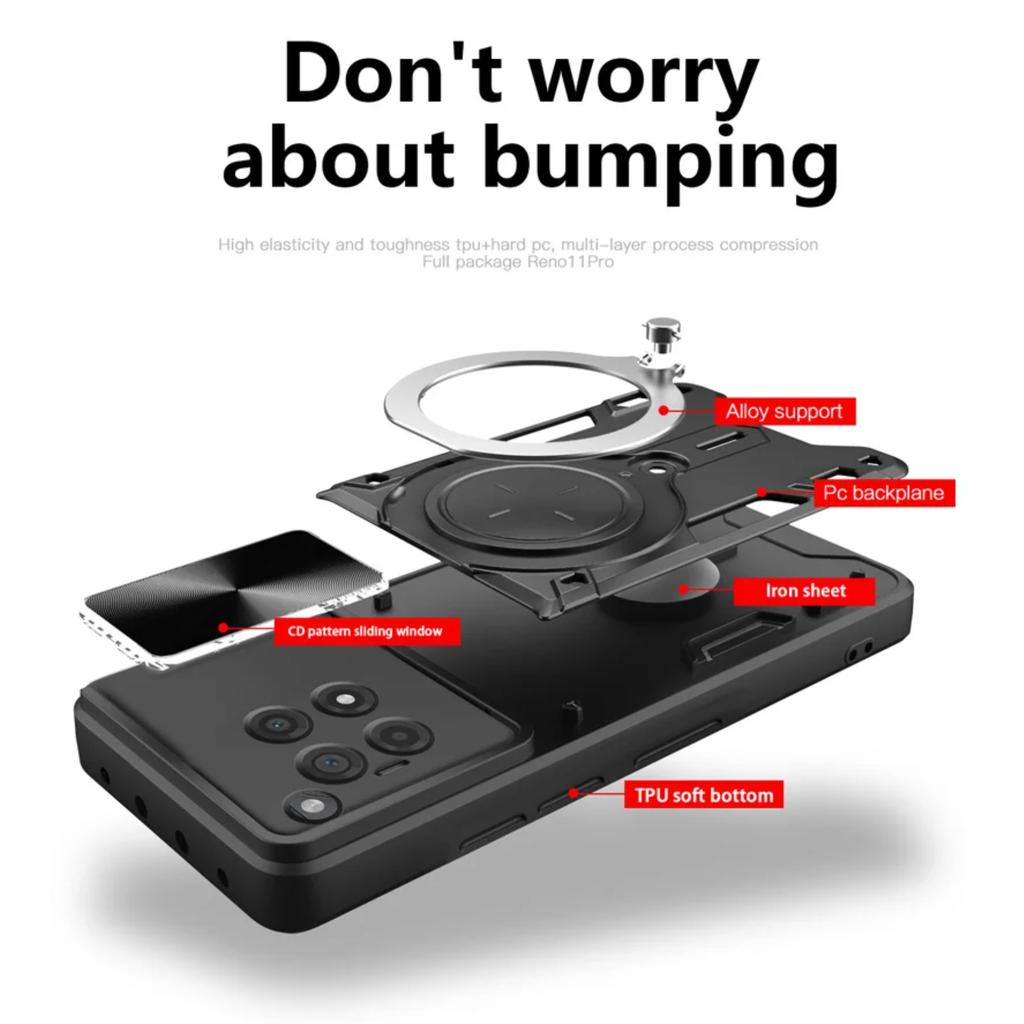 For OnePlus 12R 5G Case Car Magnetic Holder Ring Armor Shockproof Coque For OnePlus12R One Plus 12R 12 R 5G Lens Protector Cover