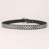 Casual Vintage PU Leather Belt Y2k Punk Style Rivet Punk Belt Adjustable Subculture Belt Unisex