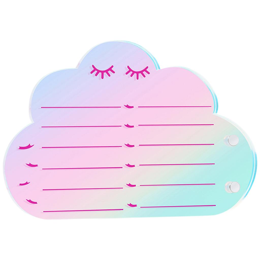 Acrylic Eyelash Pallet Eyelash Extension Pallet False Lashes Tray Strips for Eyelash Extensions Professional Eyelash Aid