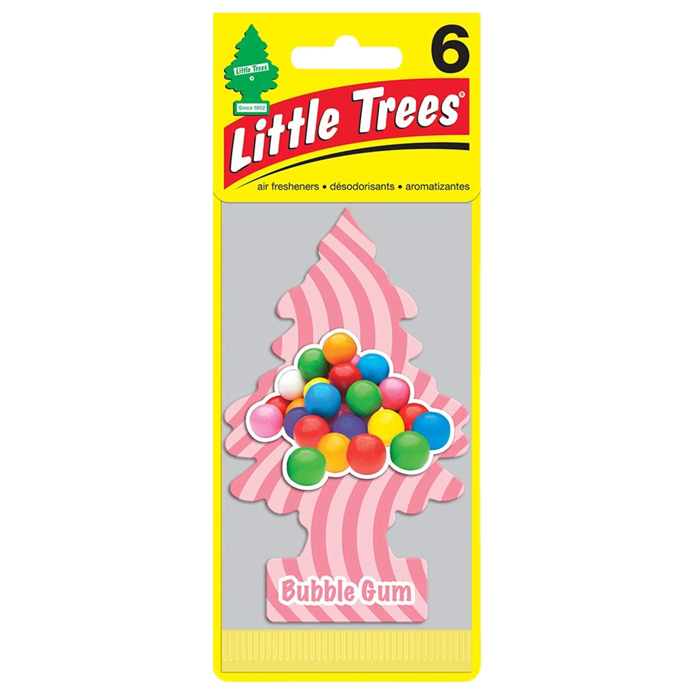 Освежитель воздуха Little Tree 6 шт. [Жвачка] Отличный набор по выгодной цене розовый
