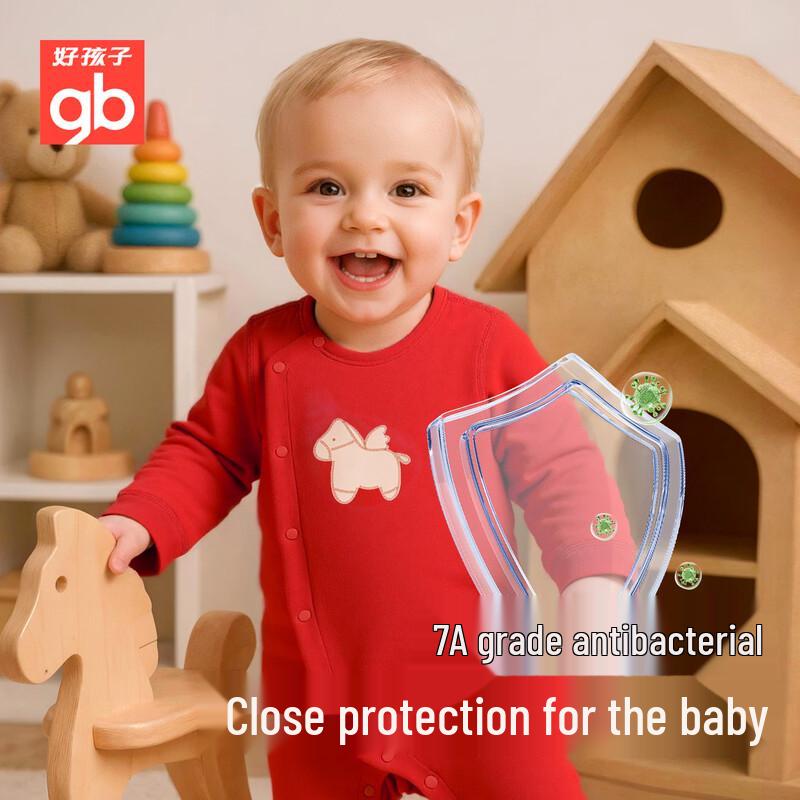 gb Baby Unisex Cotton Long-Sleeve Romper