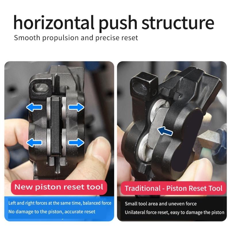 Bicycless Hydraulic Disc Brake Piston Press Tool Handheld Bicycles Repair Brake Tool Reset Retracting Repair Tool Enduring